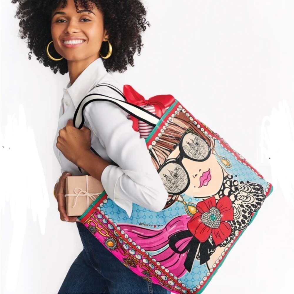 2022 Brighton Sparkle and Shine Tote (Tom Clancy) - Picture 2 of 9